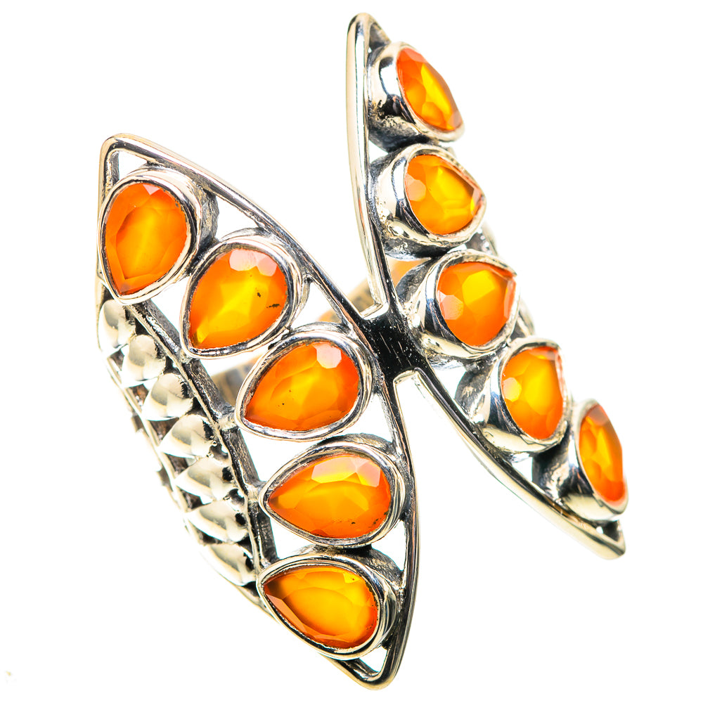 Large Carnelian Ring Size 8 (925 Sterling Silver) RING138599