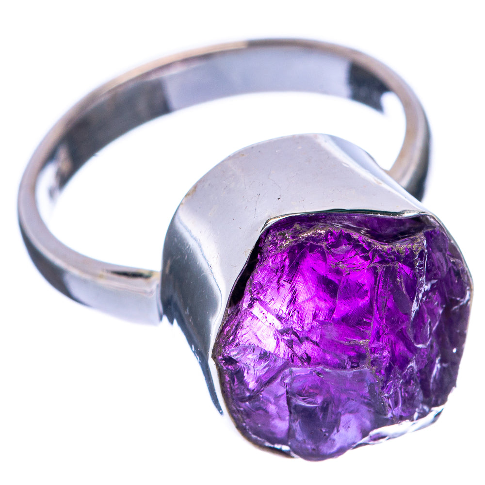 Raw Amethyst Ring Size 5.75 (925 Sterling Silver) R144697