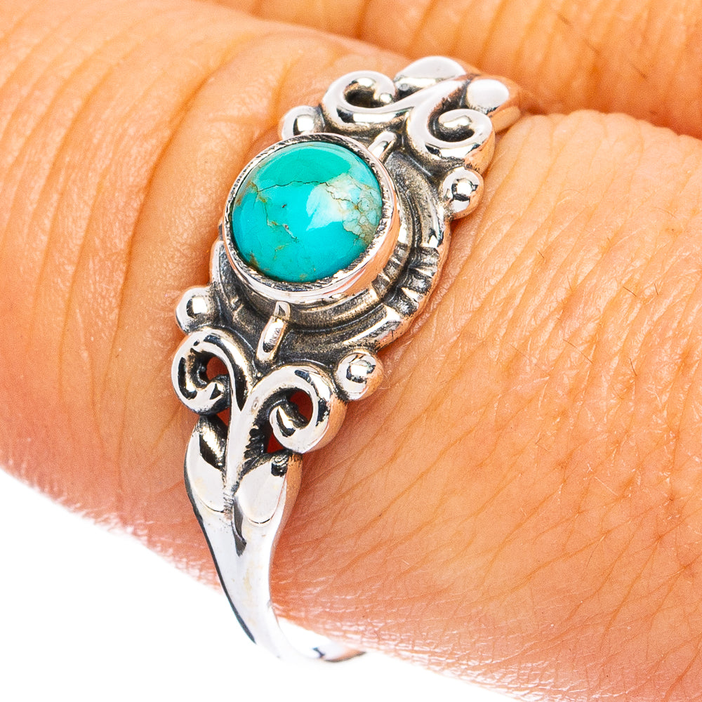 Mohave Turquoise Ring Size 9 (925 Sterling Silver) R8348
