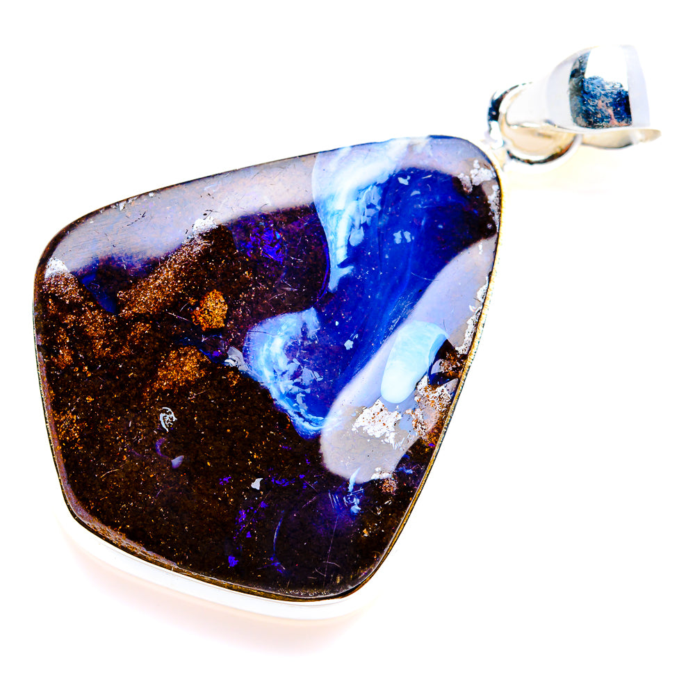 Boulder Opal Pendant 1 5/8" (925 Sterling Silver) PD38190