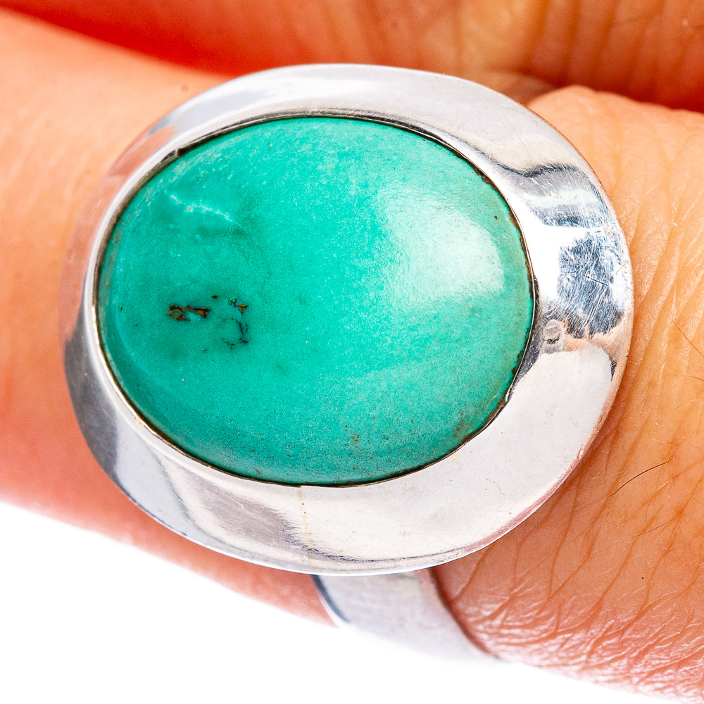 Tibetan Turquoise Ring Size 7 (925 Sterling Silver) R146490