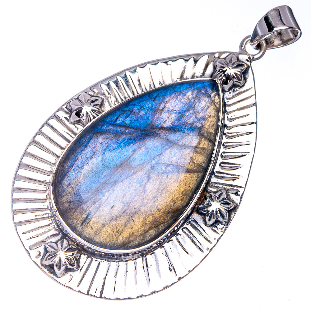 Signature Labradorite Pendant 2 1/4" (925 Sterling Silver) P41188