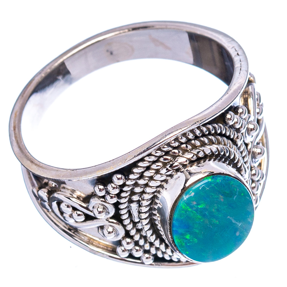 Rare Doublet Opal Ring Size 6.75 (.925 Sterling Silver)