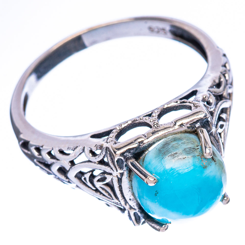 Larimar 925 Sterling Silver Ring Size 9 Ana Co R2537