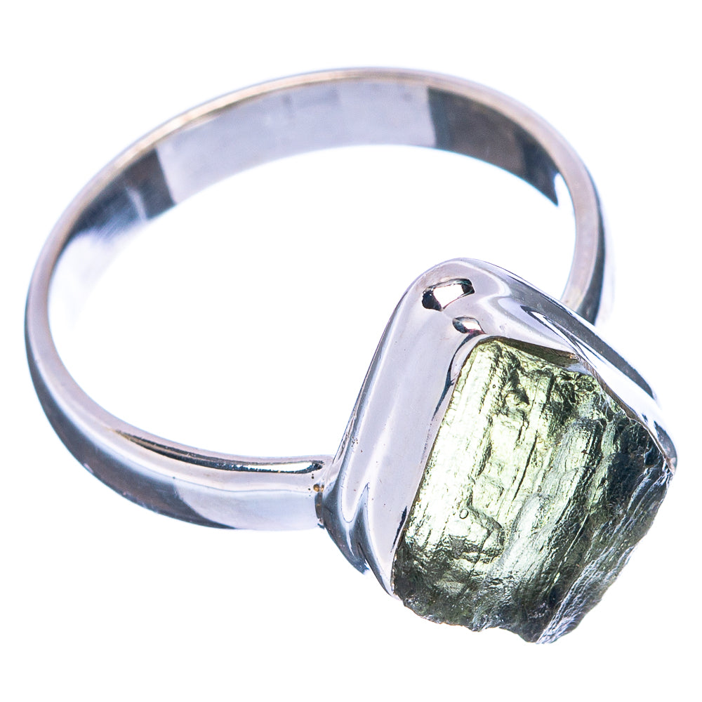 Rare Moldavite Ring Size 6 (.925 Sterling Silver)