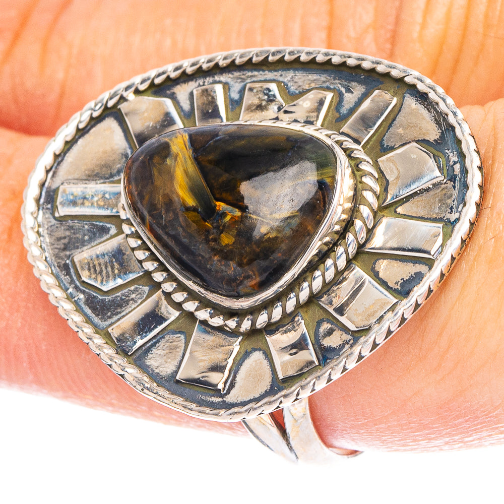 Pietersite 925 Sterling Silver Ring Size 6.75 (925 Sterling Silver) R6431
