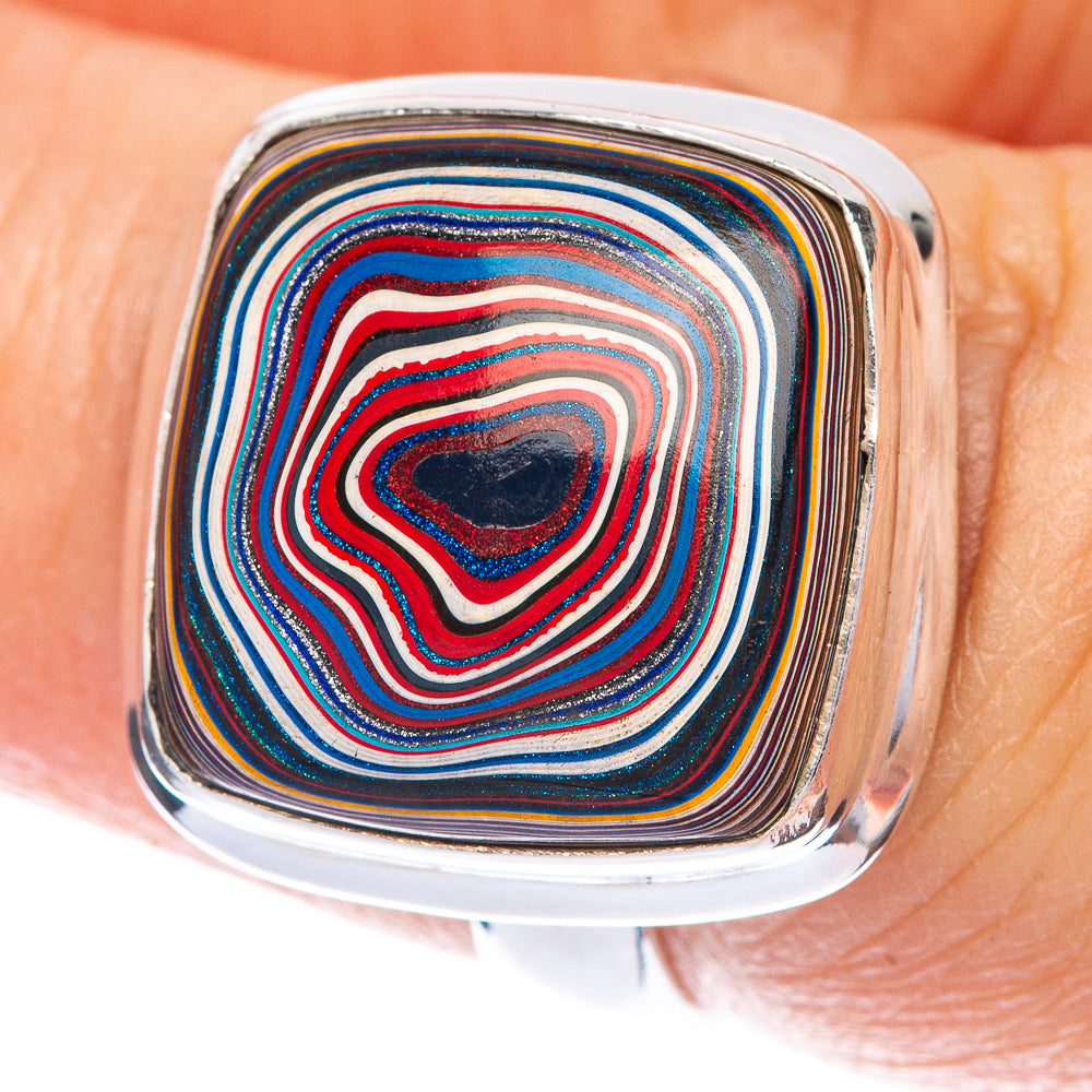 Fordite Ring Size 6 (925 Sterling Silver) R144596