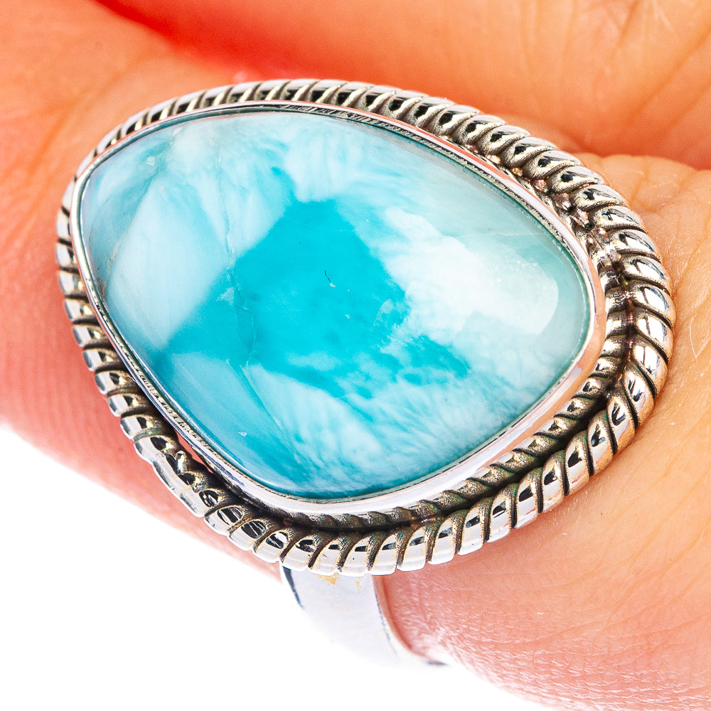 Larimar Ring Size 7 (925 Sterling Silver) R144387