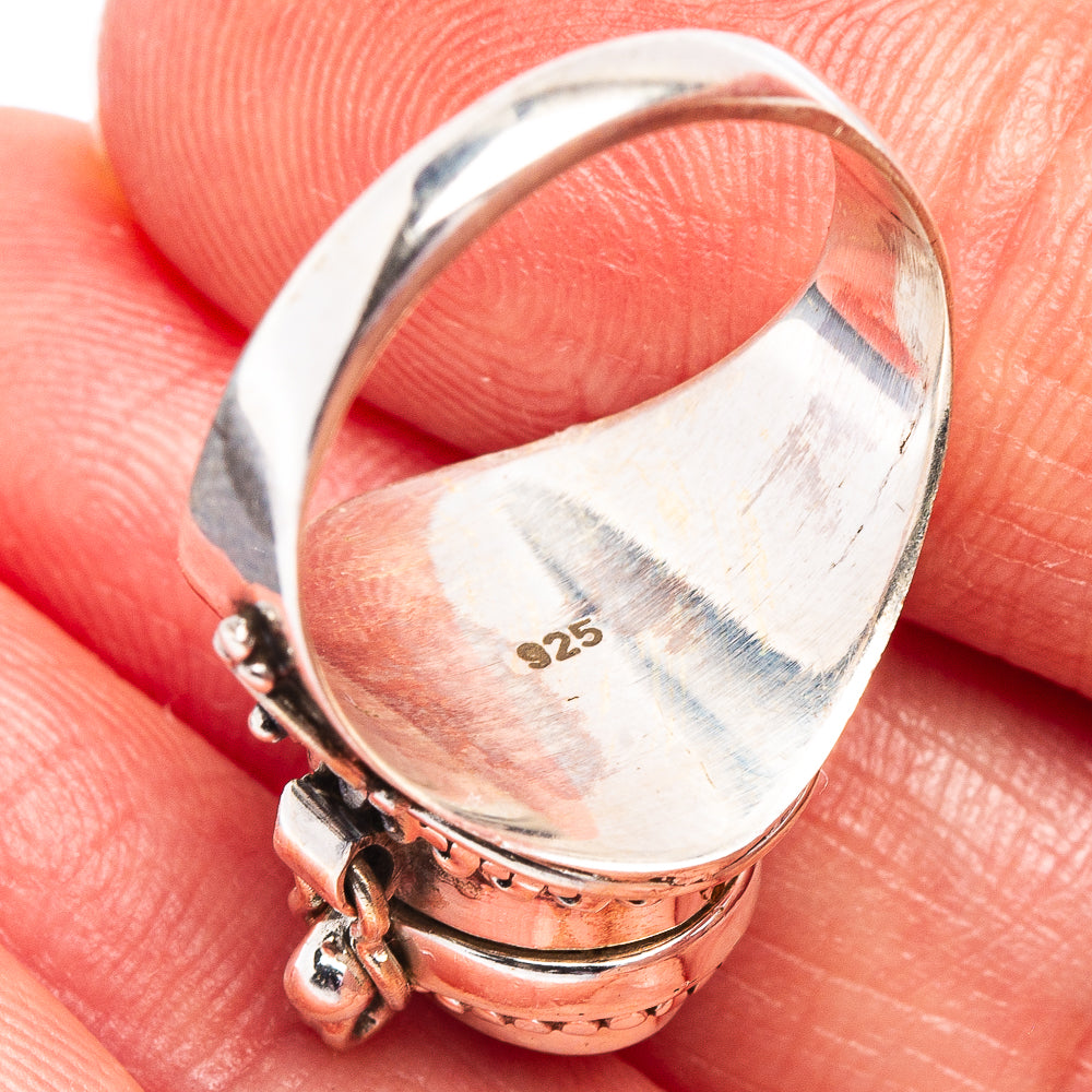 Garnet Poison Ring Size 6.25 (.925 Sterling Silver)