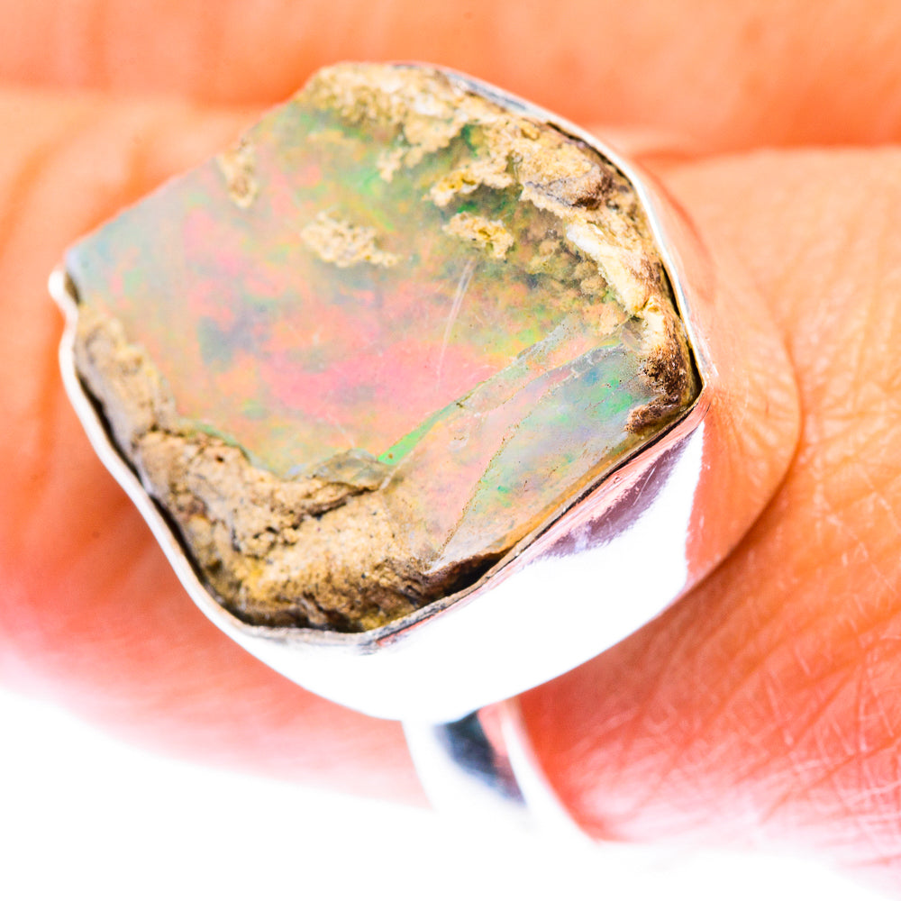 Raw Ethiopian Opal Ring Size 9.25 (925 Sterling Silver) RING140138