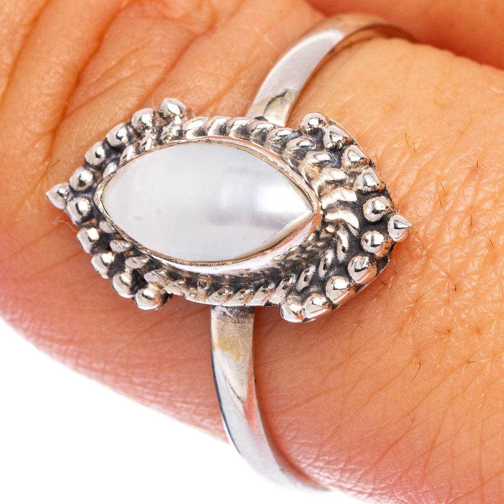 Cultured Pearl Dainty Ring Size 9.25 (925 Sterling Silver) R145669