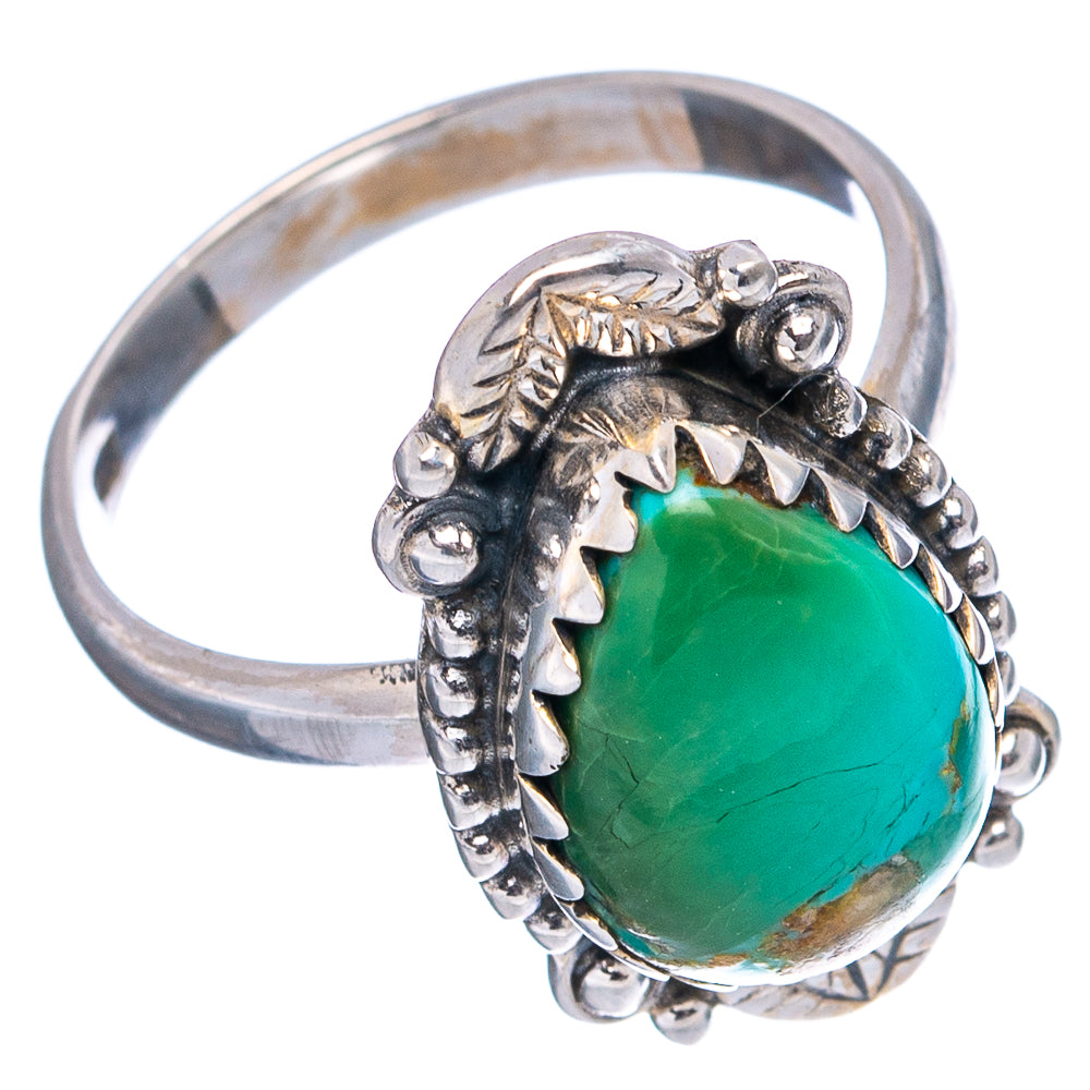 Mohave Turquoise Ring Size 6.75 (.925 Sterling Silver)