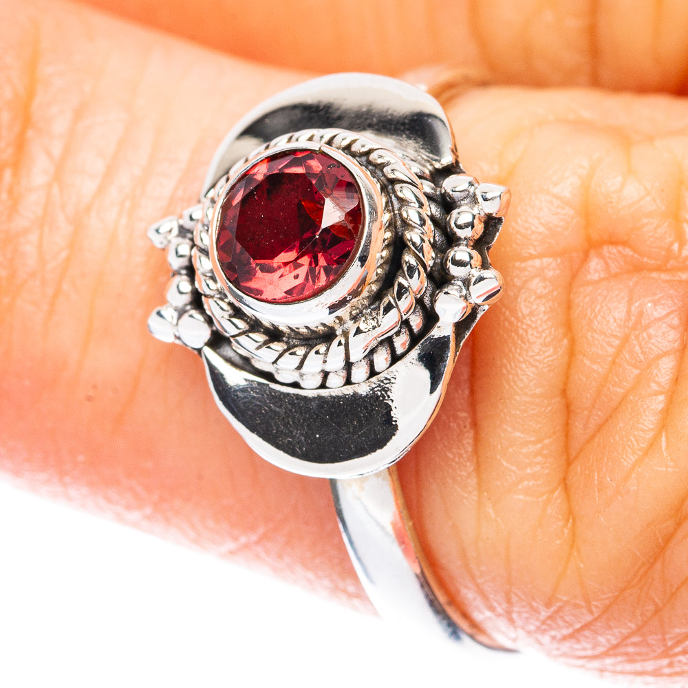 Value Garnet Ring Size 7.25 (925 Sterling Silver) R3072