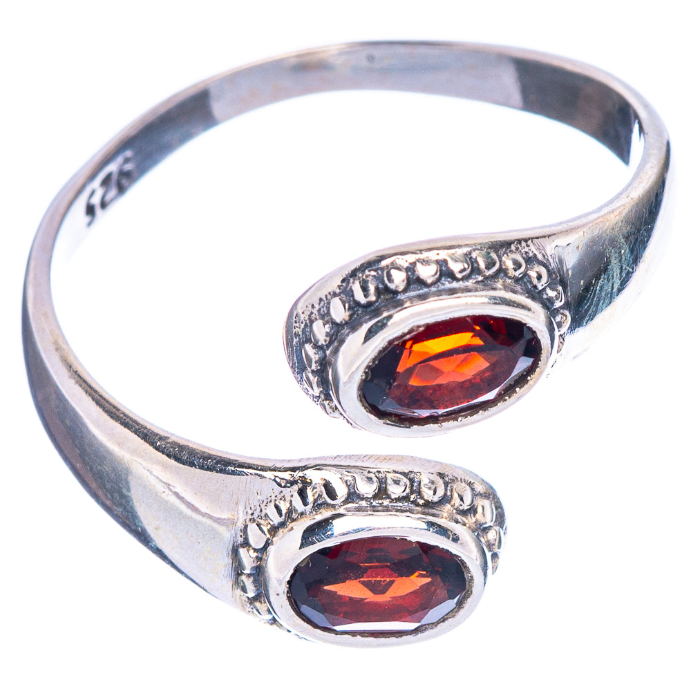 Garnet Ring Size 8.5 (925 Sterling Silver) R147088
