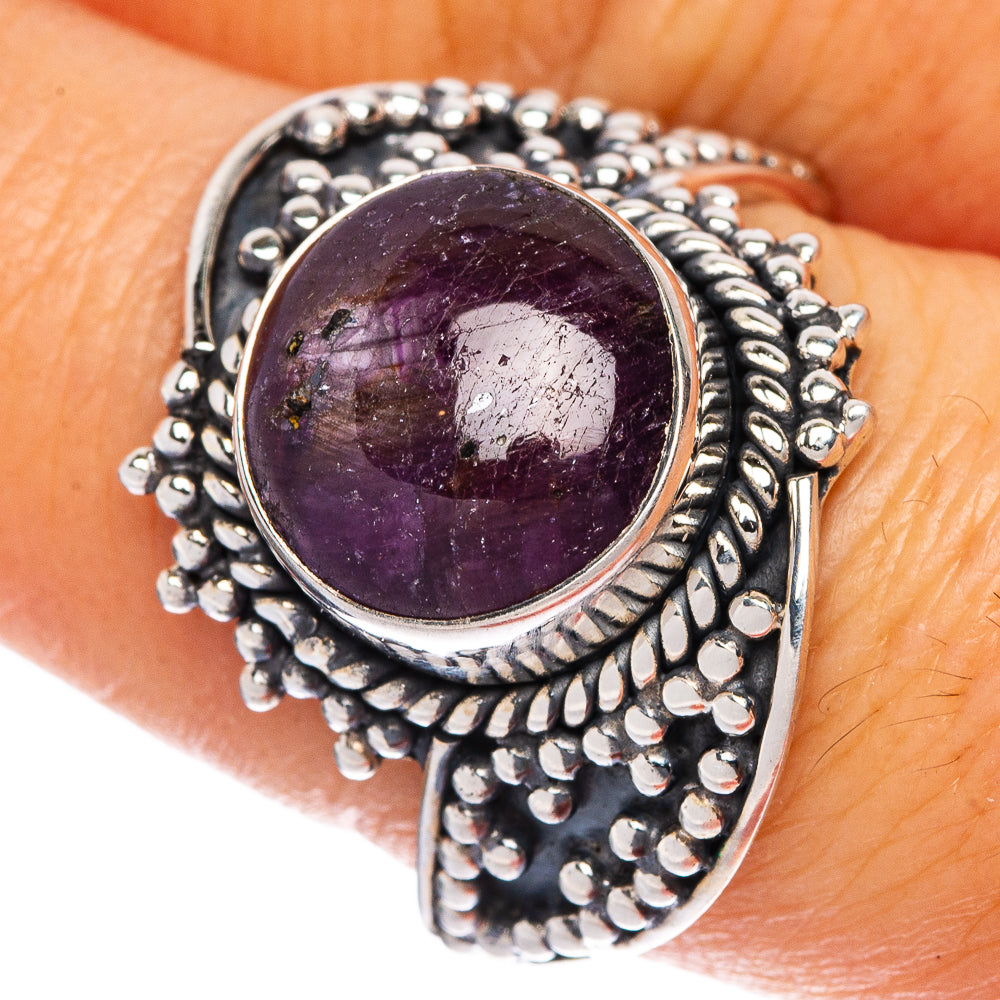 Rare Star Ruby Ring Size 7.75 (925 Sterling Silver) R1277