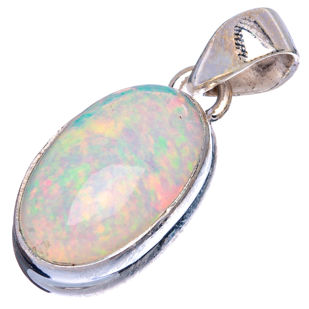 Rare Large Ethiopian Opal Pendant 1 1/8" (925 Sterling Silver) P43418