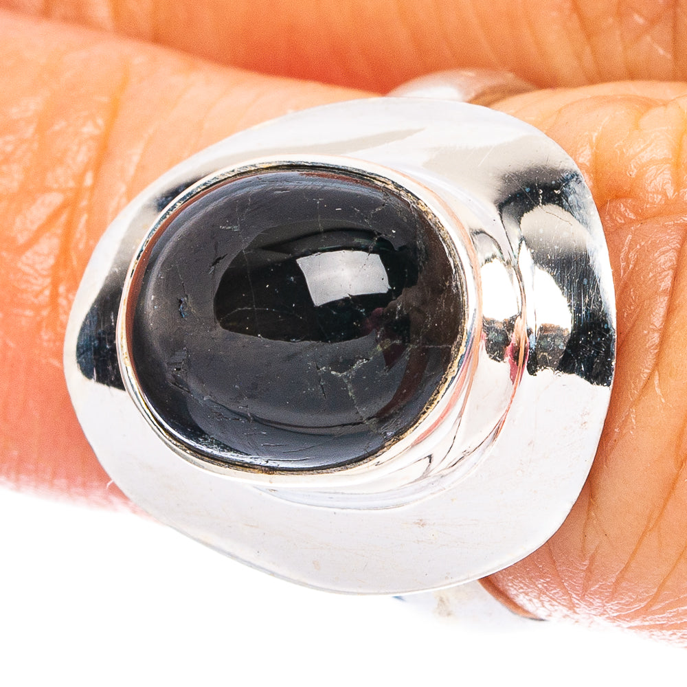 Black Star 925 Sterling Silver Ring Size 5.75 (925 Sterling Silver) R6197