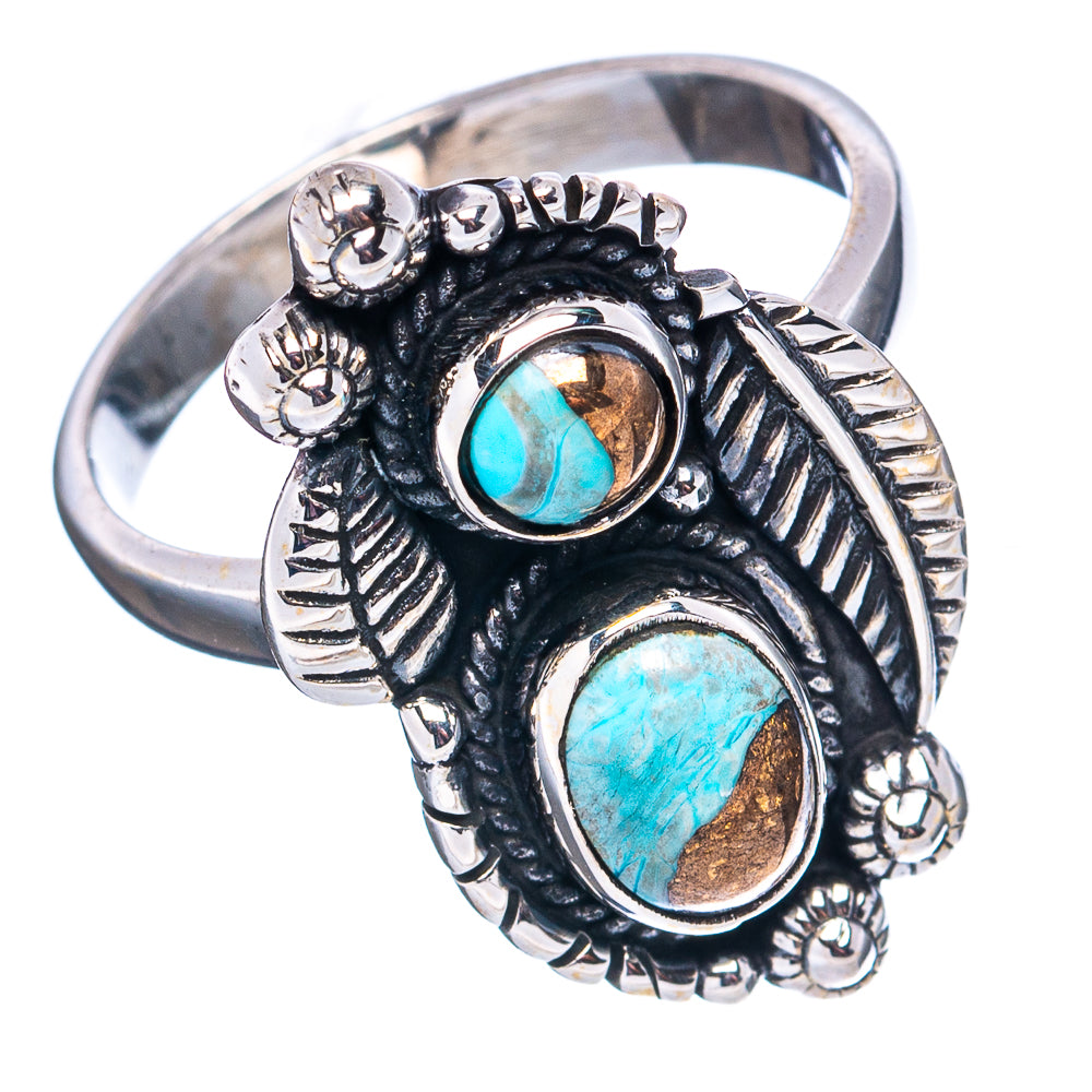 Cotton Candy Turquoise Ring Size 8 (.925 Sterling Silver)