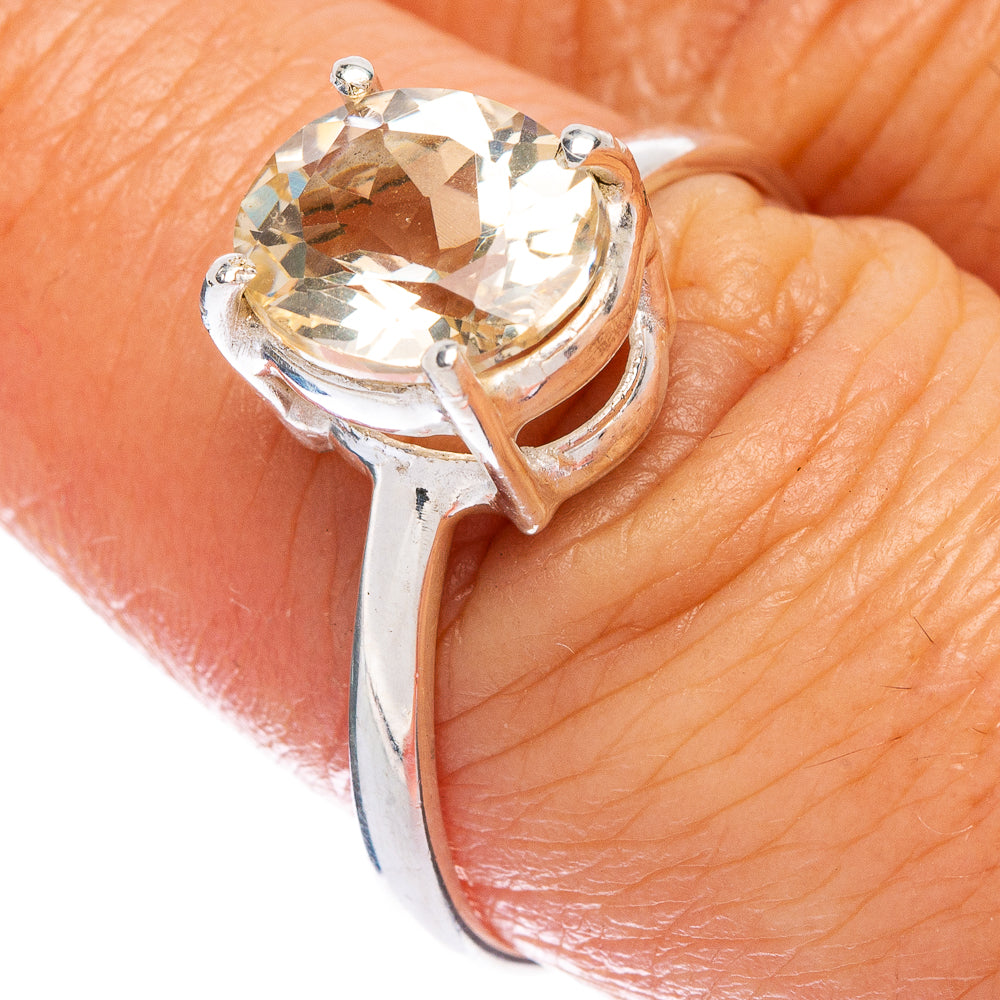 Yellow Labradorite Ring Size 8.75 (925 Sterling Silver) R146657