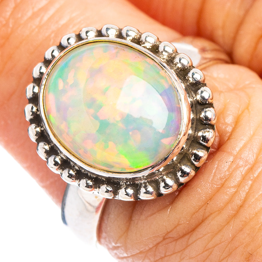 Rare Ethiopian Opal Ring Size 7 (.925 Sterling Silver)