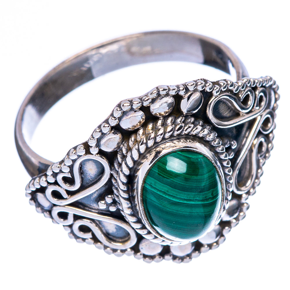 Malachite Ring Size 8 (925 Sterling Silver) R146185