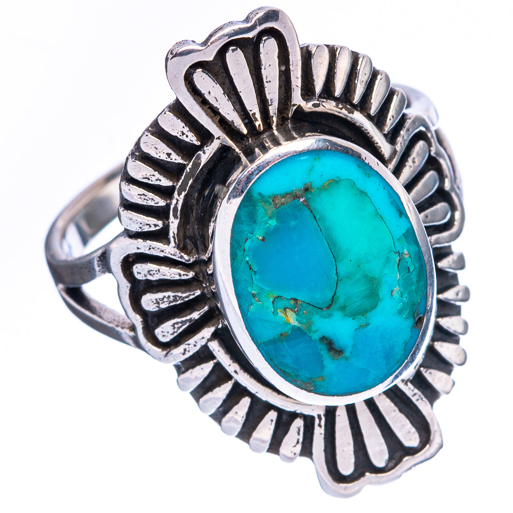 Rare Arizona Turquoise Ring Size 6.75 (925 Sterling Silver) R2393