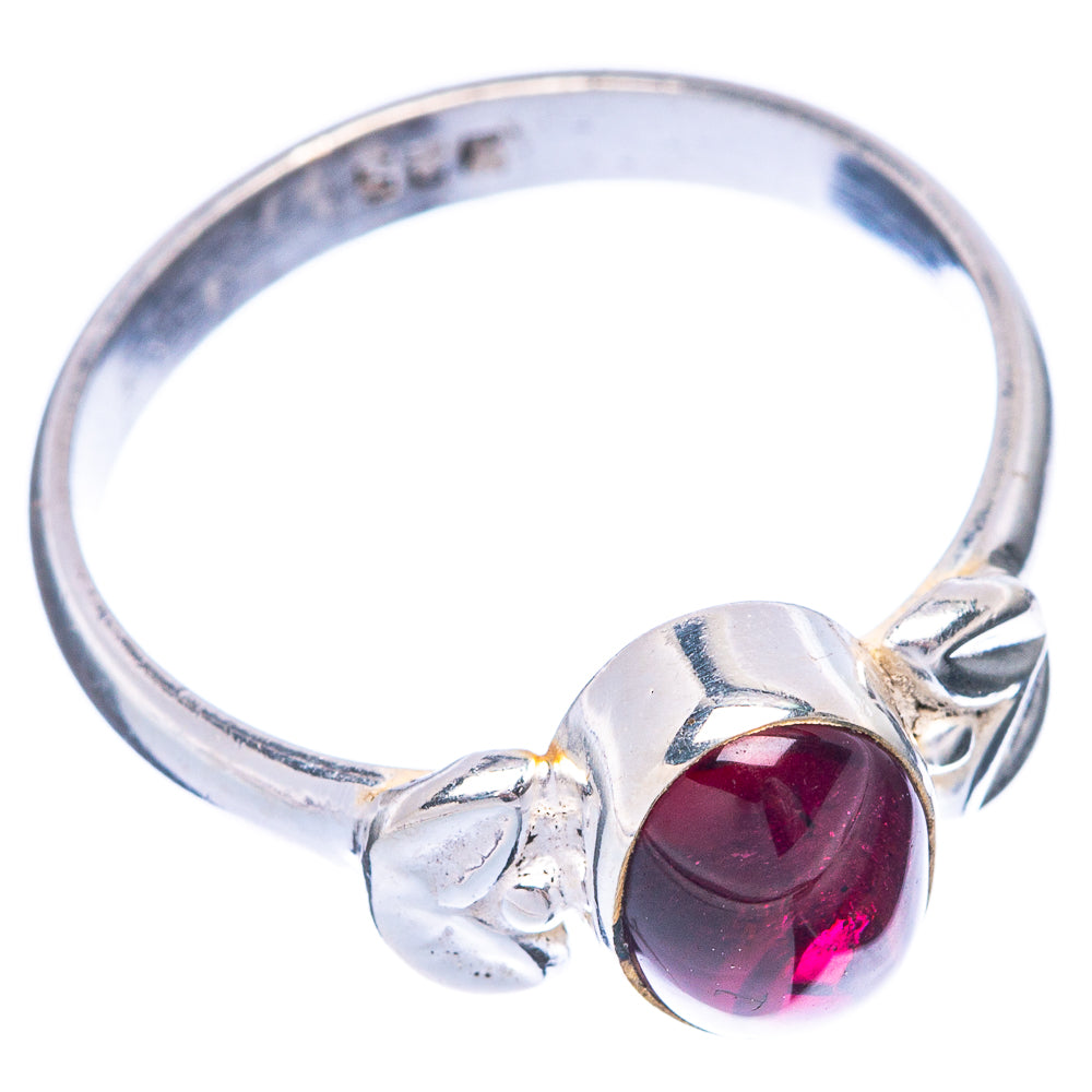 Garnet Ring Size 7 (925 Sterling Silver) R5576