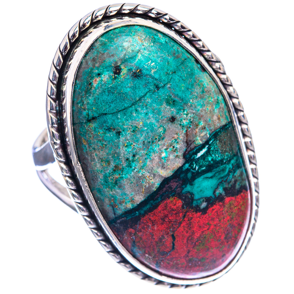 Large Bloodstone Ring Size 8.25 (925 Sterling Silver) R142200