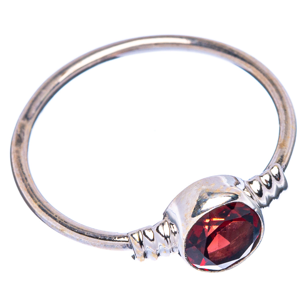 Garnet Dainty Ring Size 7 (925 Sterling Silver) R146920
