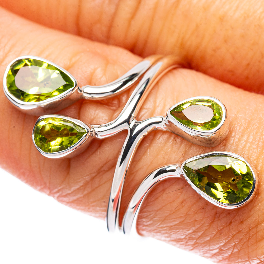 Premium Peridot 925 Sterling Silver Ring Size 9 Ana Co R3512