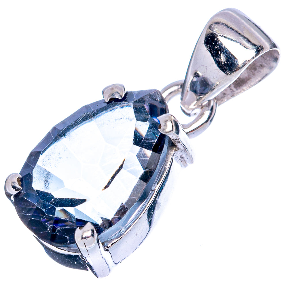 Value Blue Mystic Topaz Pendant 7/8" (925 Sterling Silver) P42128