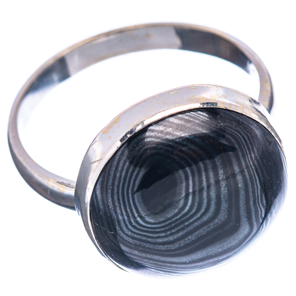 Psilomelane  Ring Size 10 (.925 Sterling Silver)