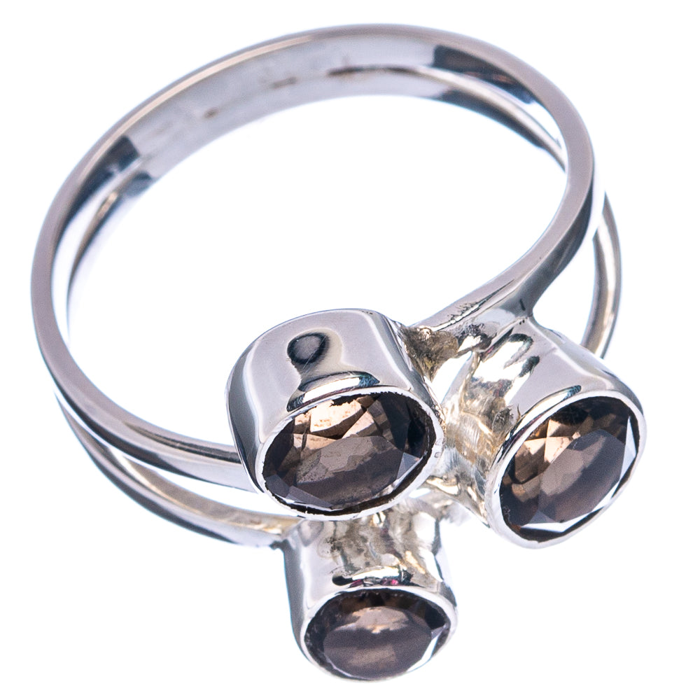 Premium Smoky Quartz Ring Size 7.75 (.925 Sterling Silver)