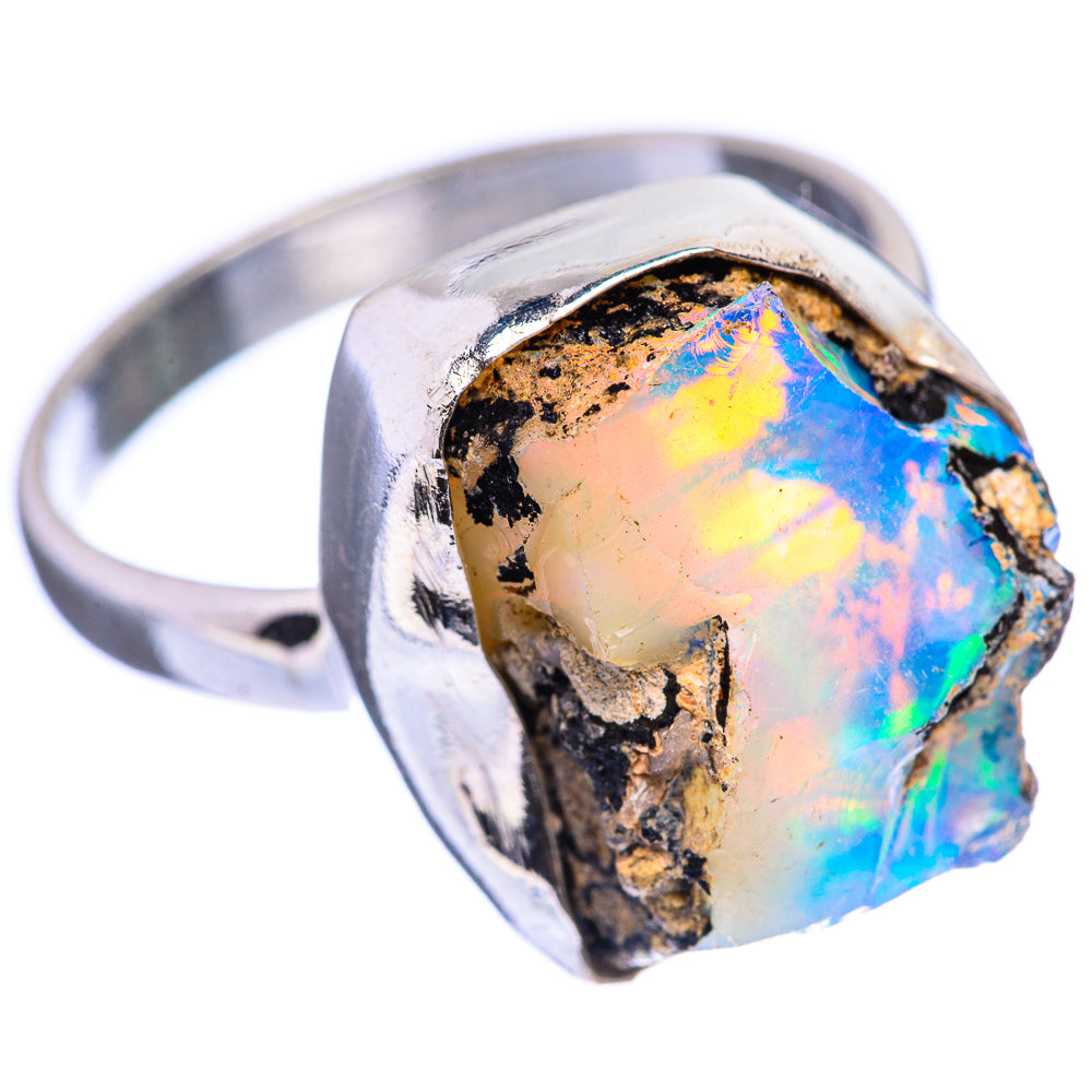 Raw Ethiopian Opal Ring Size 10.75 (925 Sterling Silver) R142794