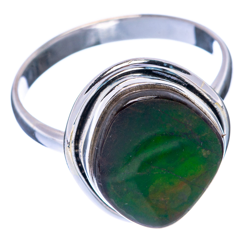 Ammolite Ring Size 10.5 (925 Sterling Silver) R144979
