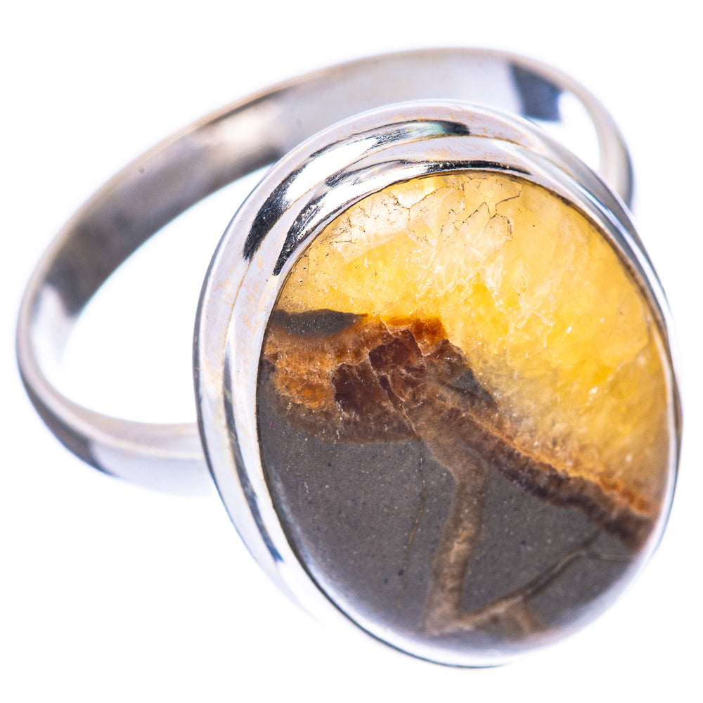 Septarian Ring Size 11 (925 Sterling Silver) R1678