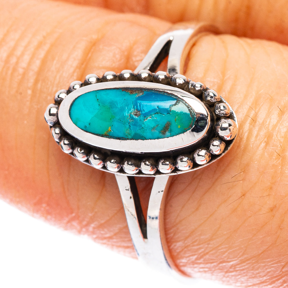 Arizona Turquoise Ring Size 8.5 (925 Sterling Silver) R2425