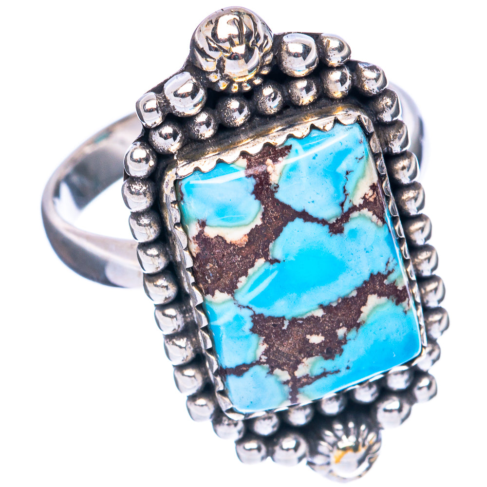 Rare Golden Hills Turquoise Ring Size 9 (925 Sterling Silver) R2874
