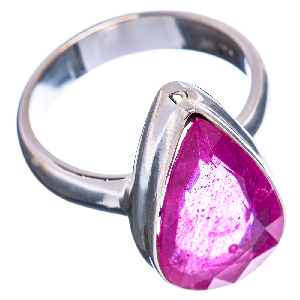 Premium Burmese Glass Filled Ruby Ring Size 6 (.925 Sterling Silver)