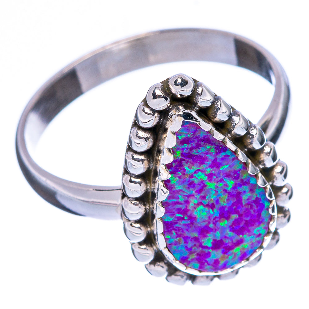 Synthetic Opal Ring Size 8 (925 Sterling Silver) R146272
