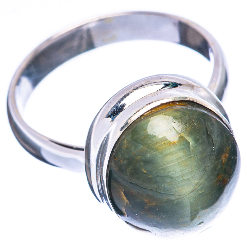 Cat Eye Ring Size 7.25 (925 Sterling Silver) R2011