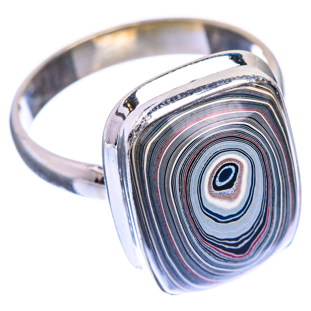Fordite Ring Size 9.25 (925 Sterling Silver) RING143300