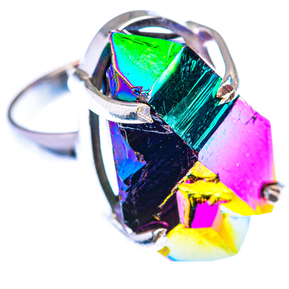 Titanium Sunshine Druzy Ring Size 6.75 (925 Sterling Silver) RING140135