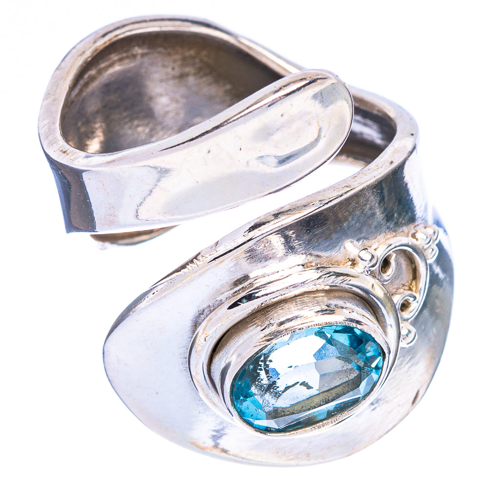 Blue Topaz Ring Size 6 (925 Sterling Silver) R147008