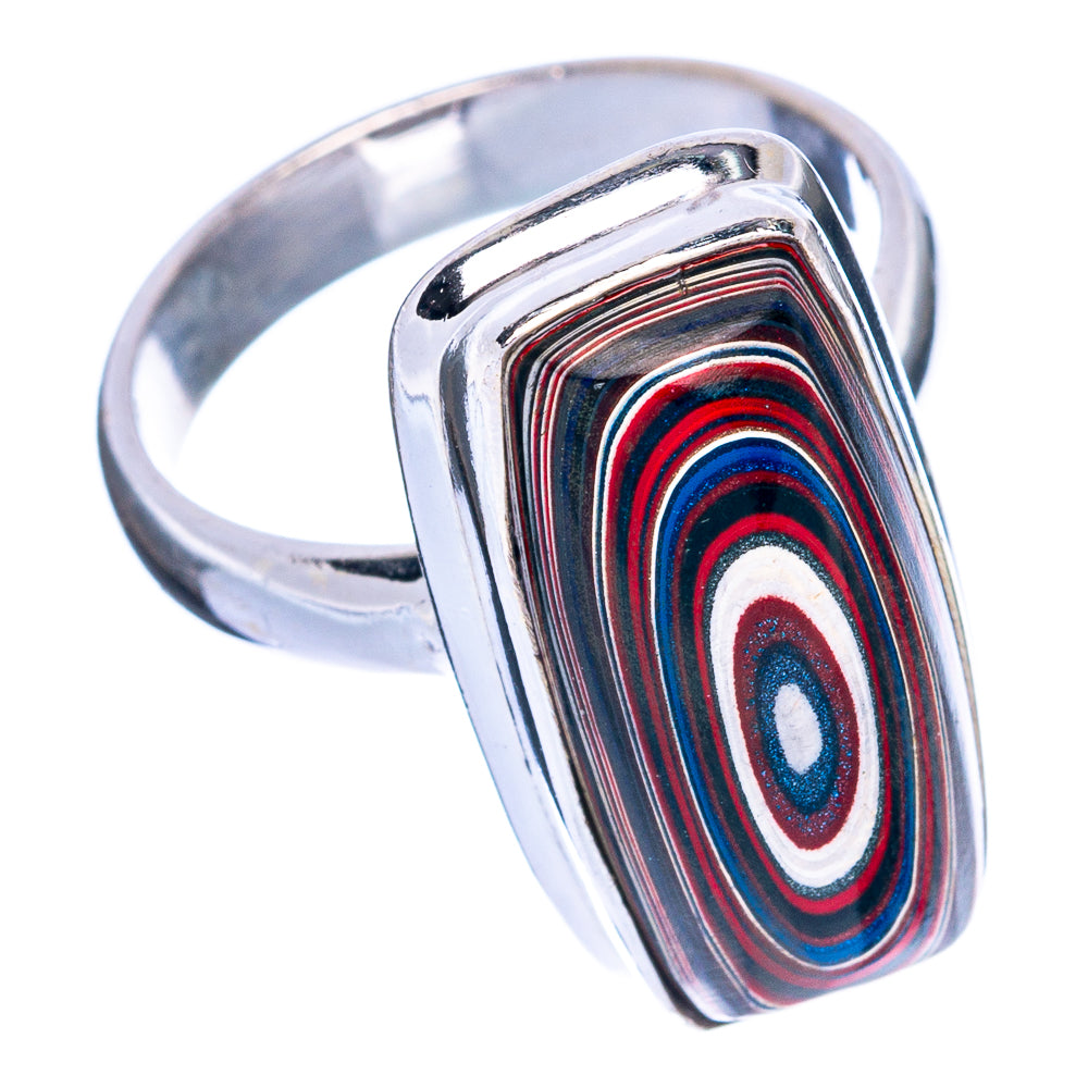 Fordite Ring Size 5.75 (925 Sterling Silver) R144461