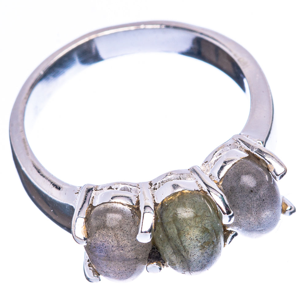 Labradorite Dainty Ring Size 6.5 (925 Sterling Silver) R5179