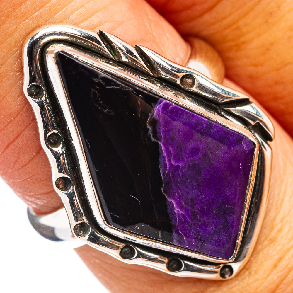 Premium Sugilite Ring Size 8 (.925 Sterling Silver)