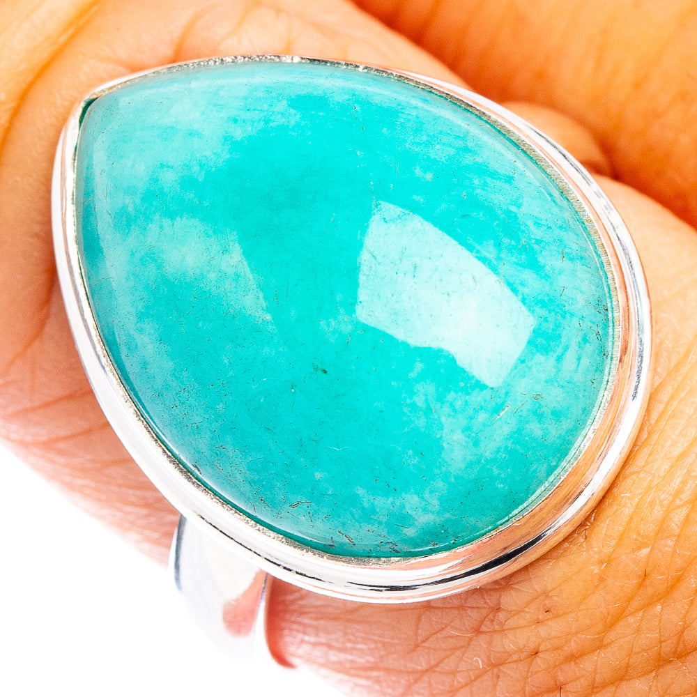 Amazonite Ring Size 9 (.925 Sterling Silver)