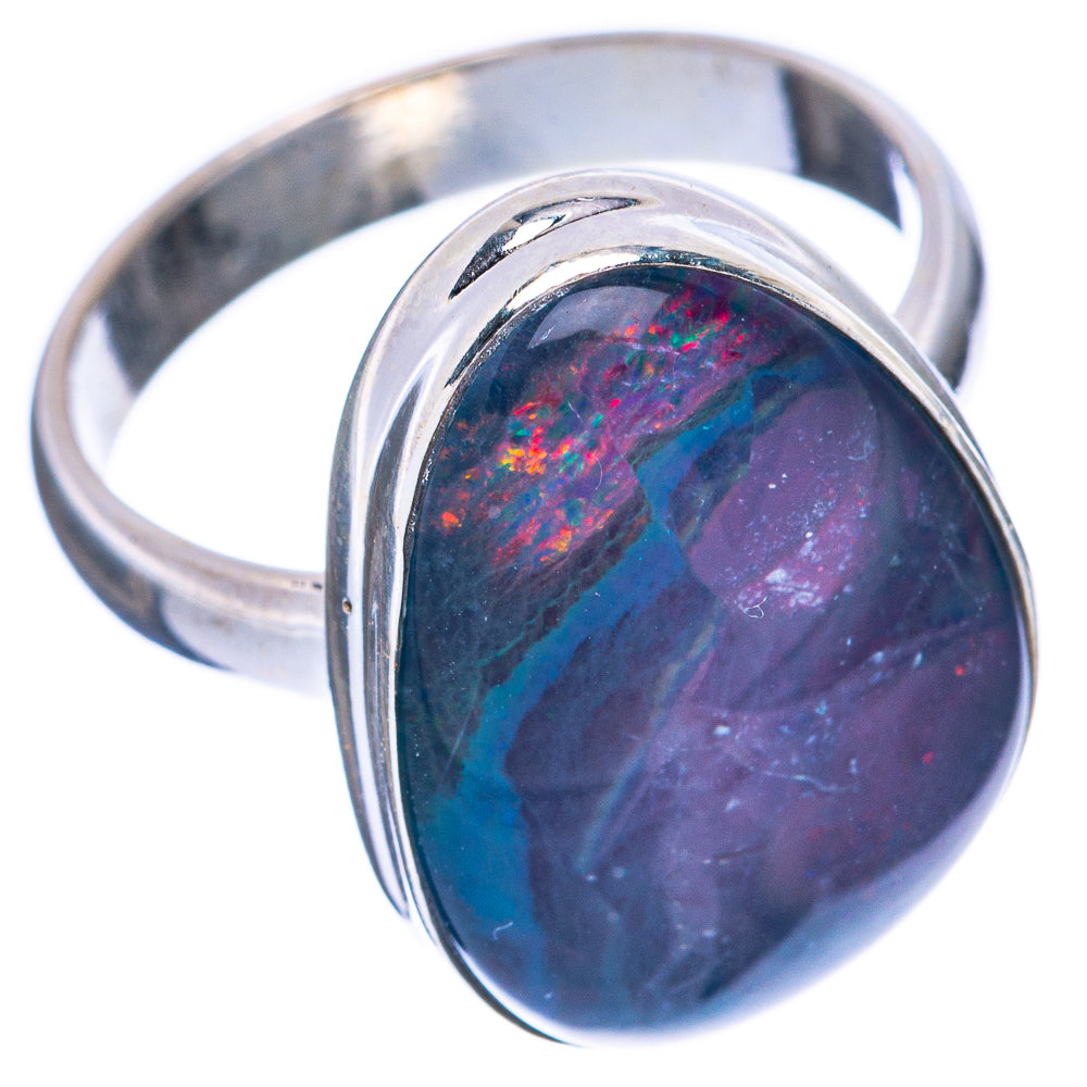 Rare Triplet Opal Ring Size 7.25 (925 Sterling Silver) R2074