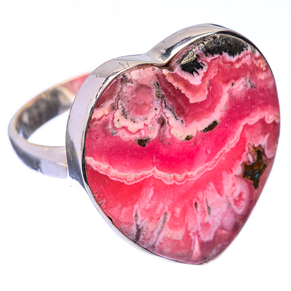 Large Rhodochrosite Ring Size 8 (925 Sterling Silver) R141234